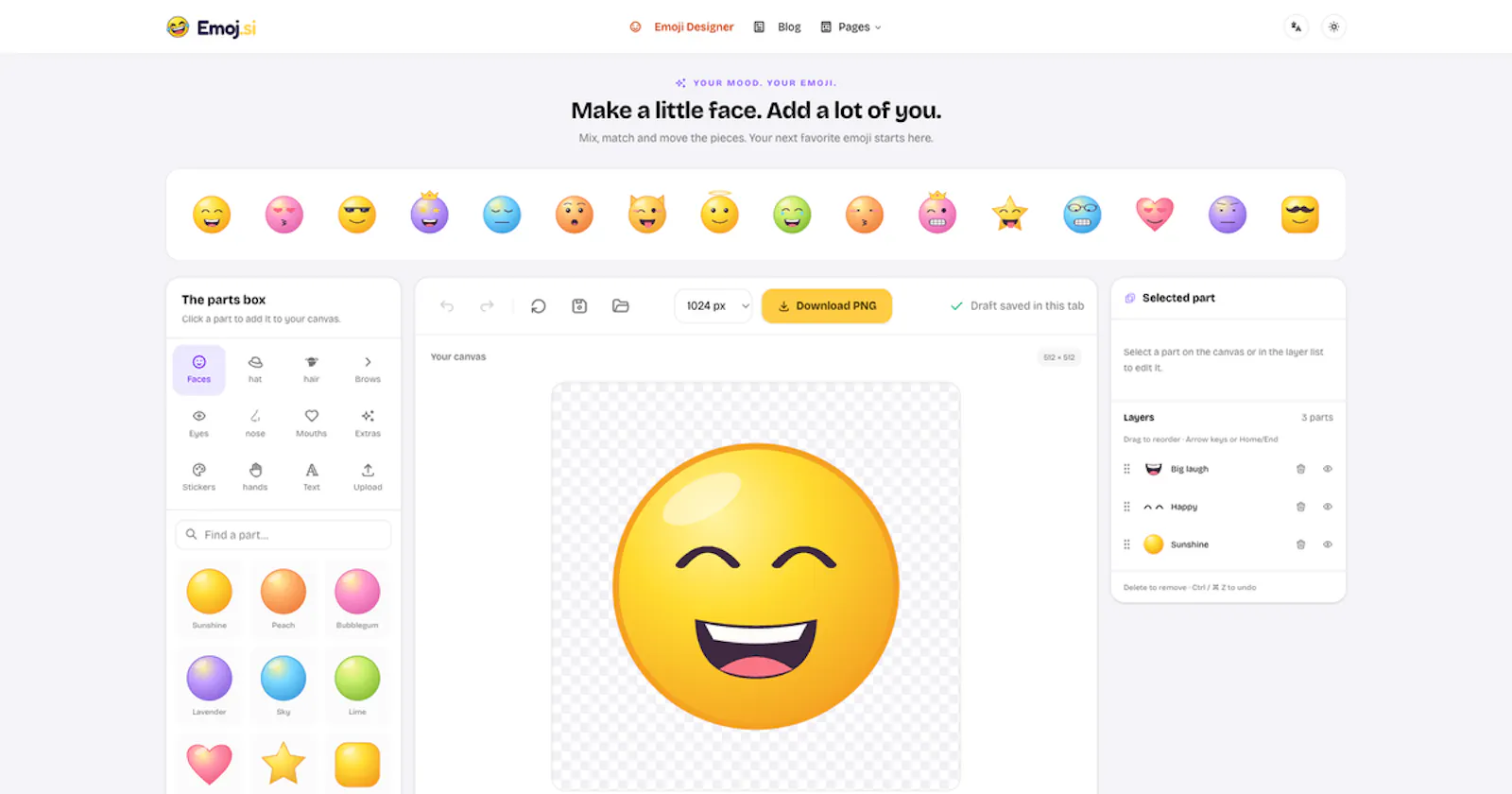 Emoj.si screenshot 2