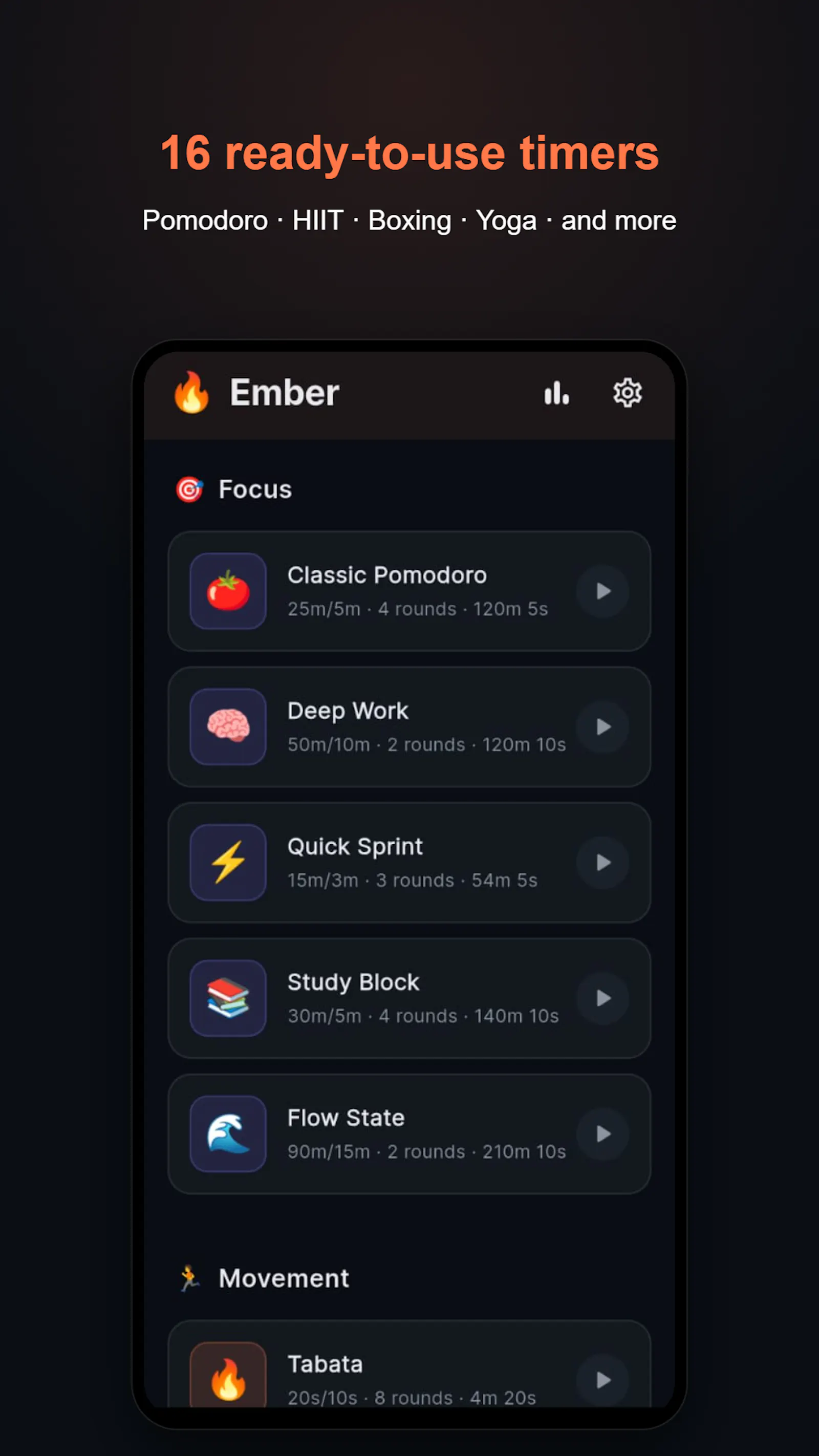 Ember: Interval Timer & Focus screenshot 8