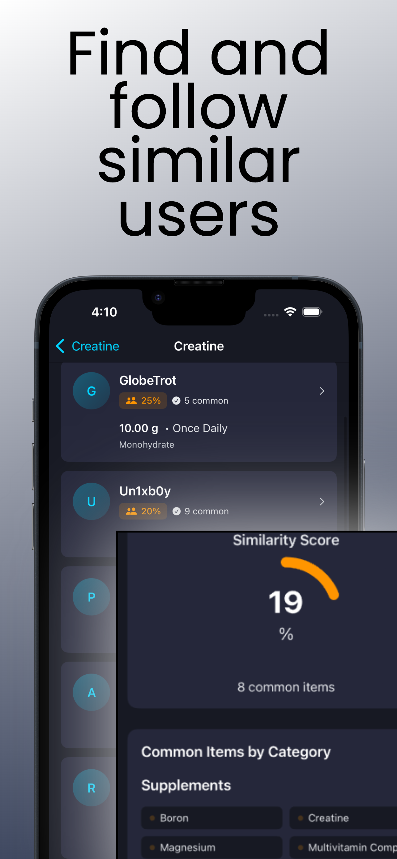 Staqc - Health & Supplement Tracker - Screenshot 5 showing product features and functionality
