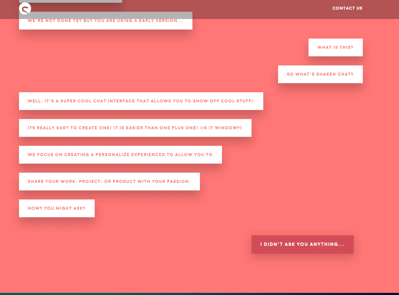 Shaken Chat