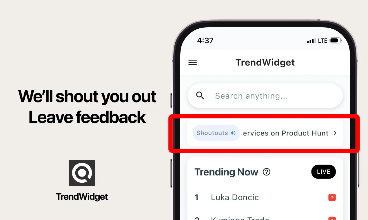 TrendWidget gallery image