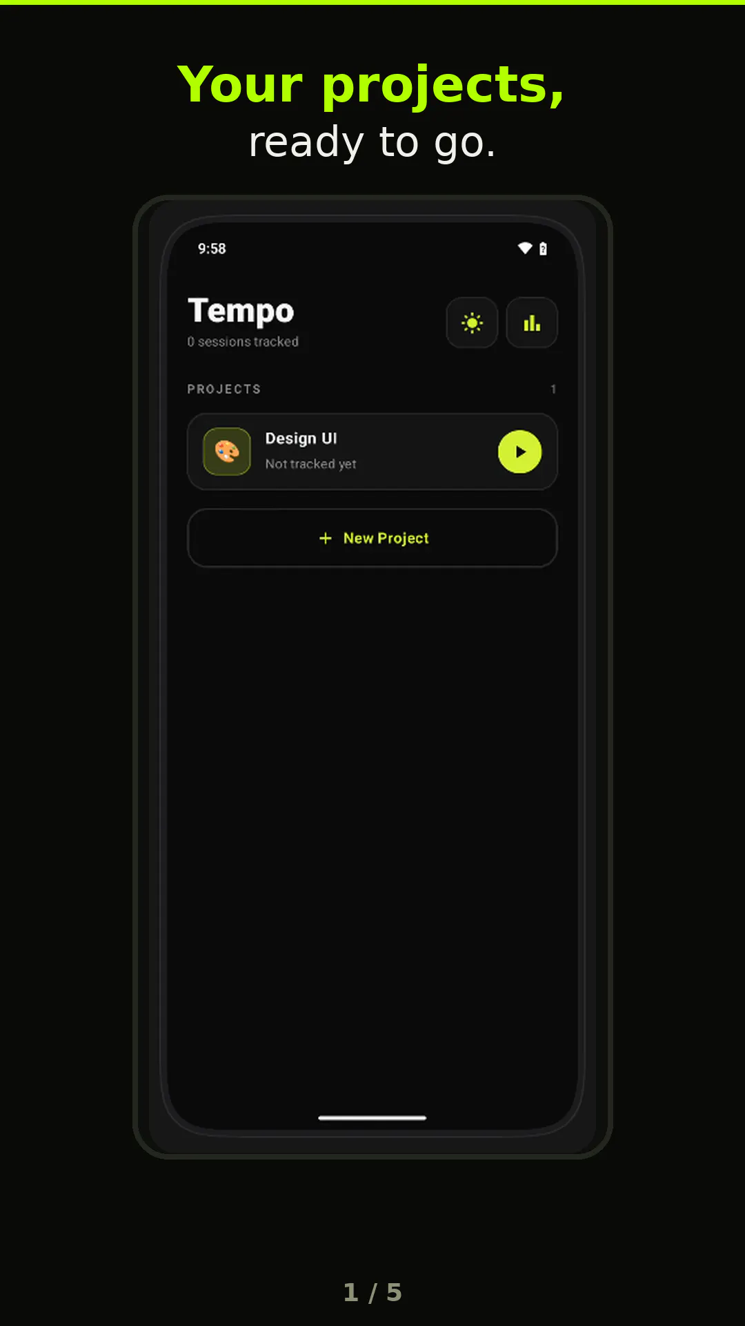 Tempo — Time Tracker screenshot