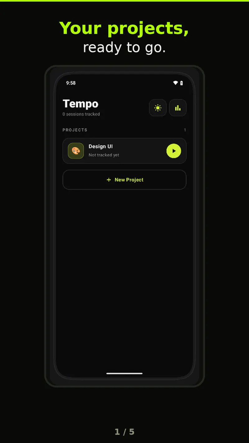 Tempo — Time Tracker  screenshot 2