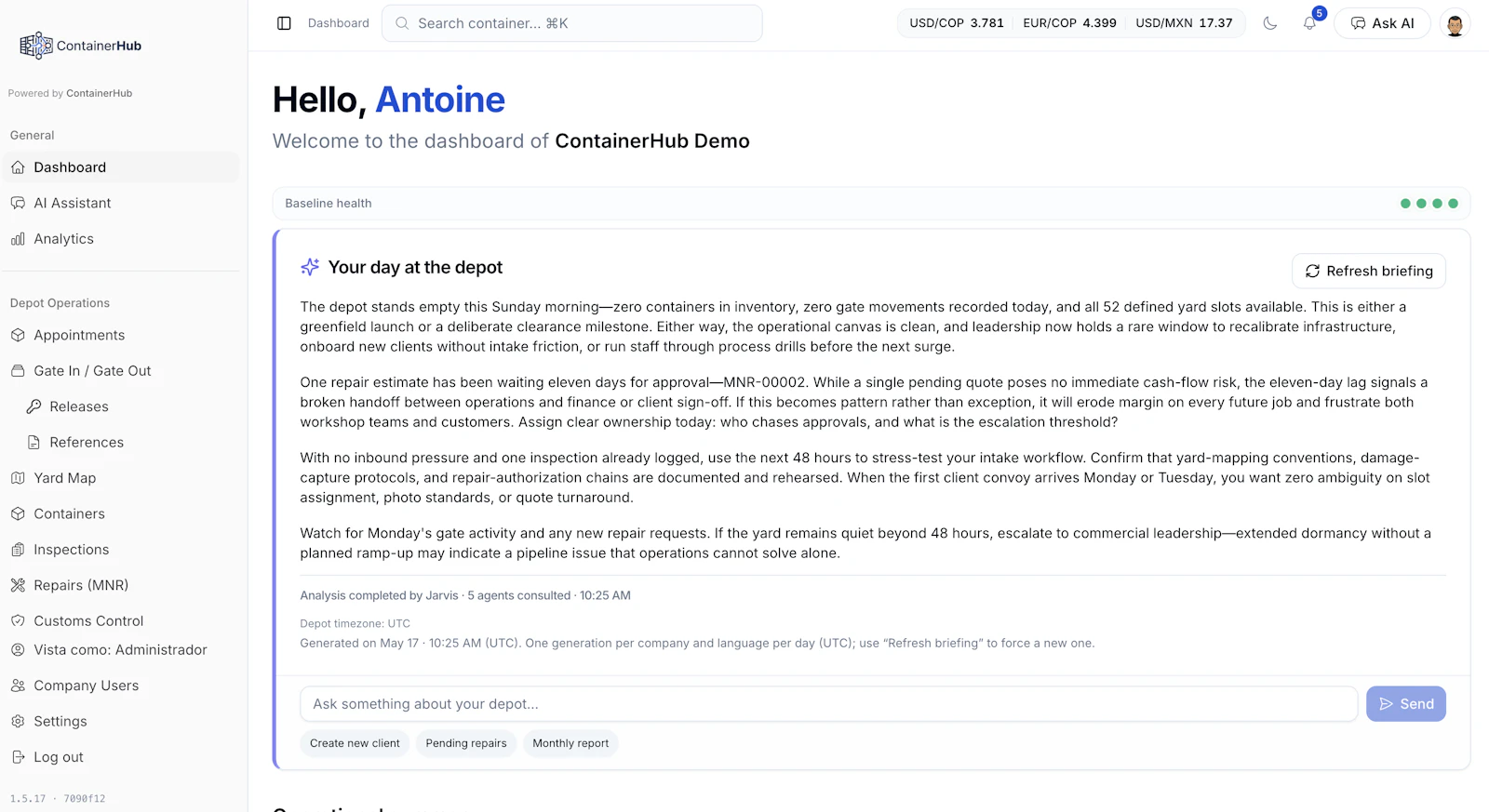 ContainerHub screenshot 2