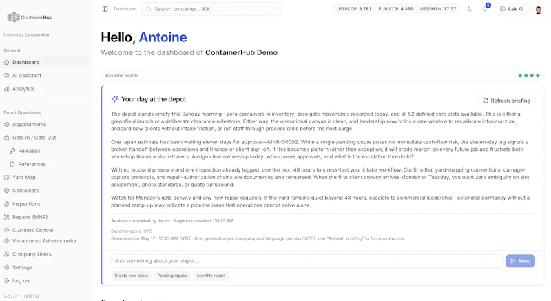 ContainerHub screenshot 2