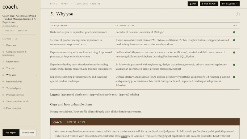 Coach | Interview Prep AI screenshot 5