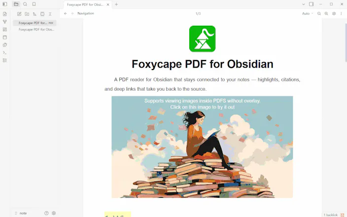 Foxycape PDF gallery image