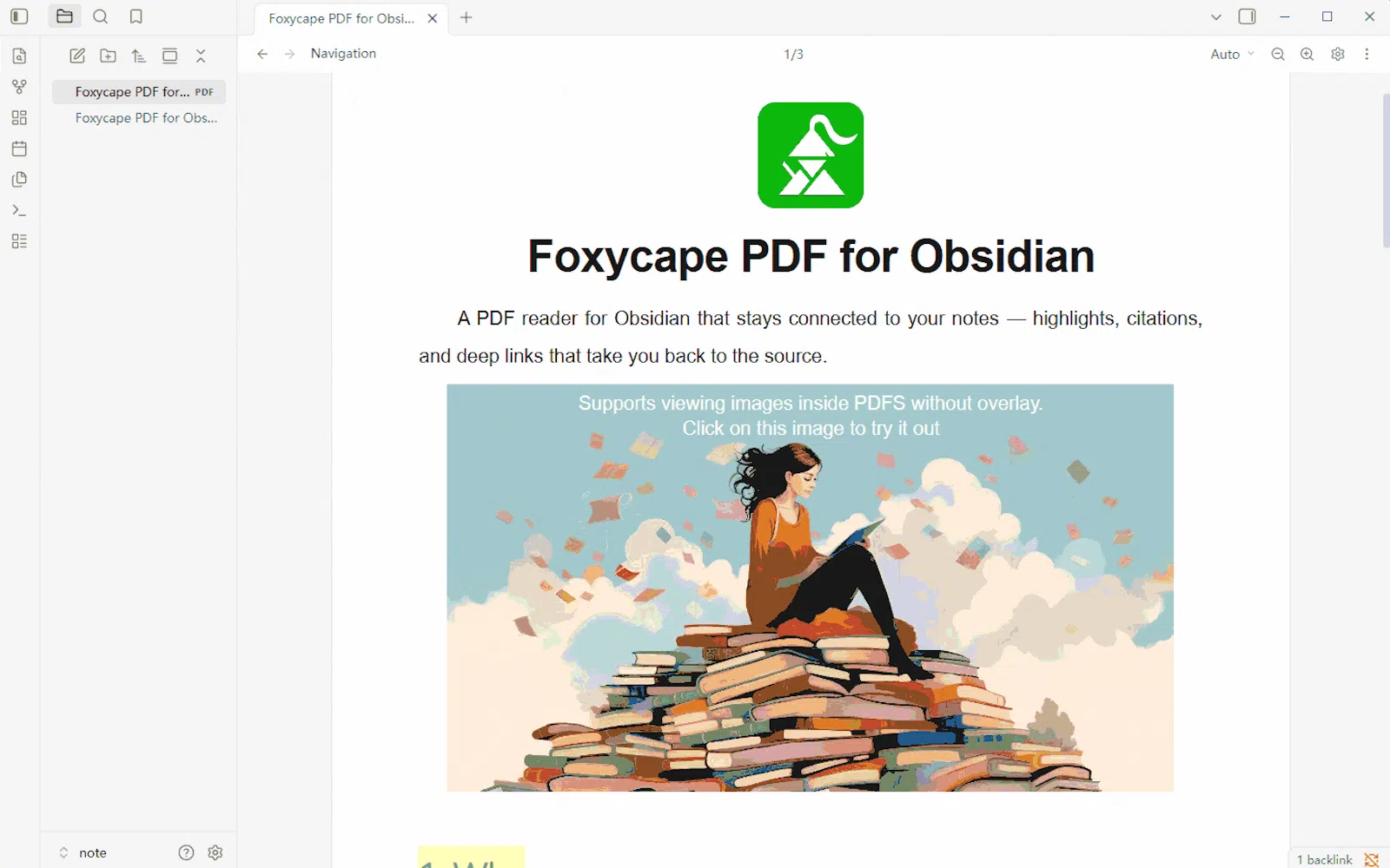 Foxycape PDF screenshot 2