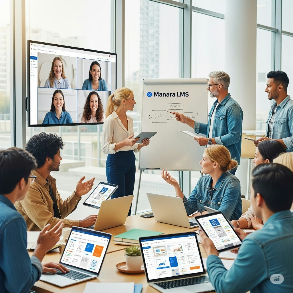 Manara LMS - Main screenshot showing features and interface