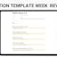 Notion template "Weekly review"