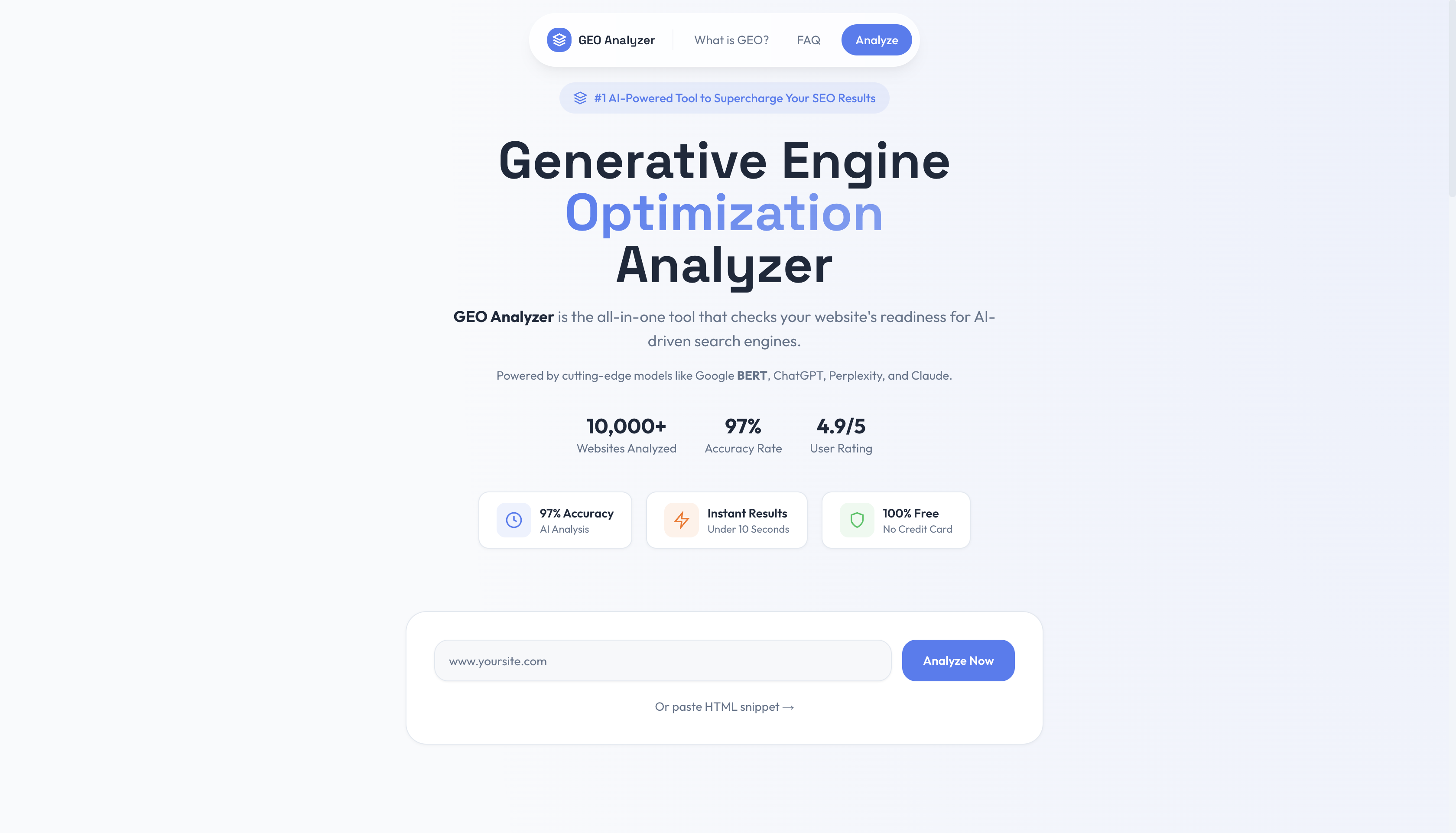 GEO Analyzer gallery image