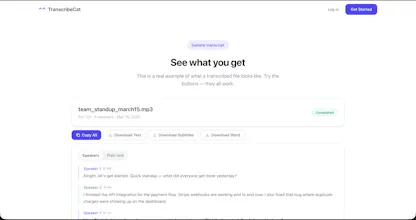 TranscribeCat gallery image