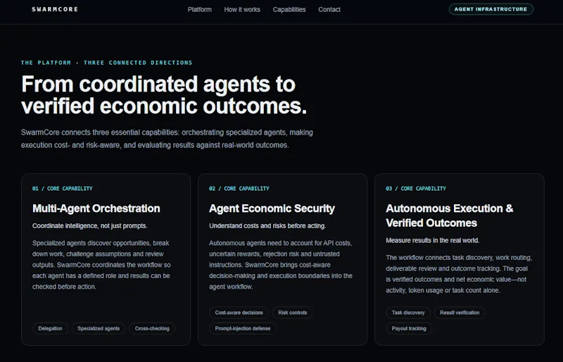 swarmcore electronics screenshot 3