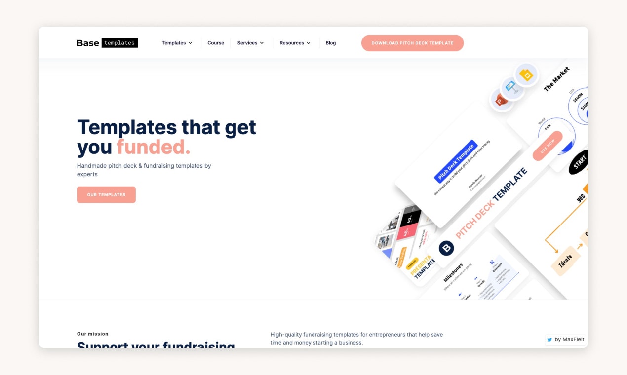 Pitch Deck Template v.3 by BaseTemplates Image