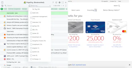PageOrg | Bookmark & ViewHistory Manager gallery image