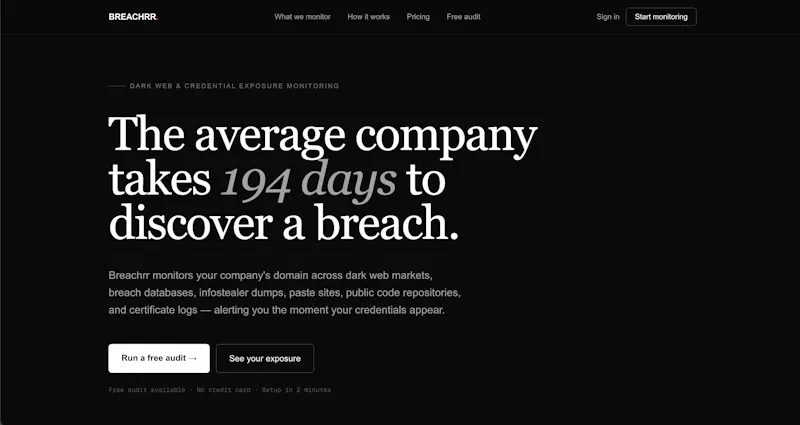 Breachrr screenshot 2