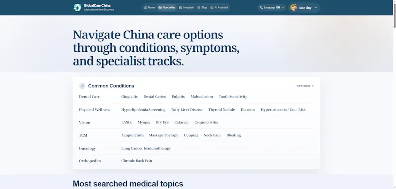 GlobalCare China screenshot 2