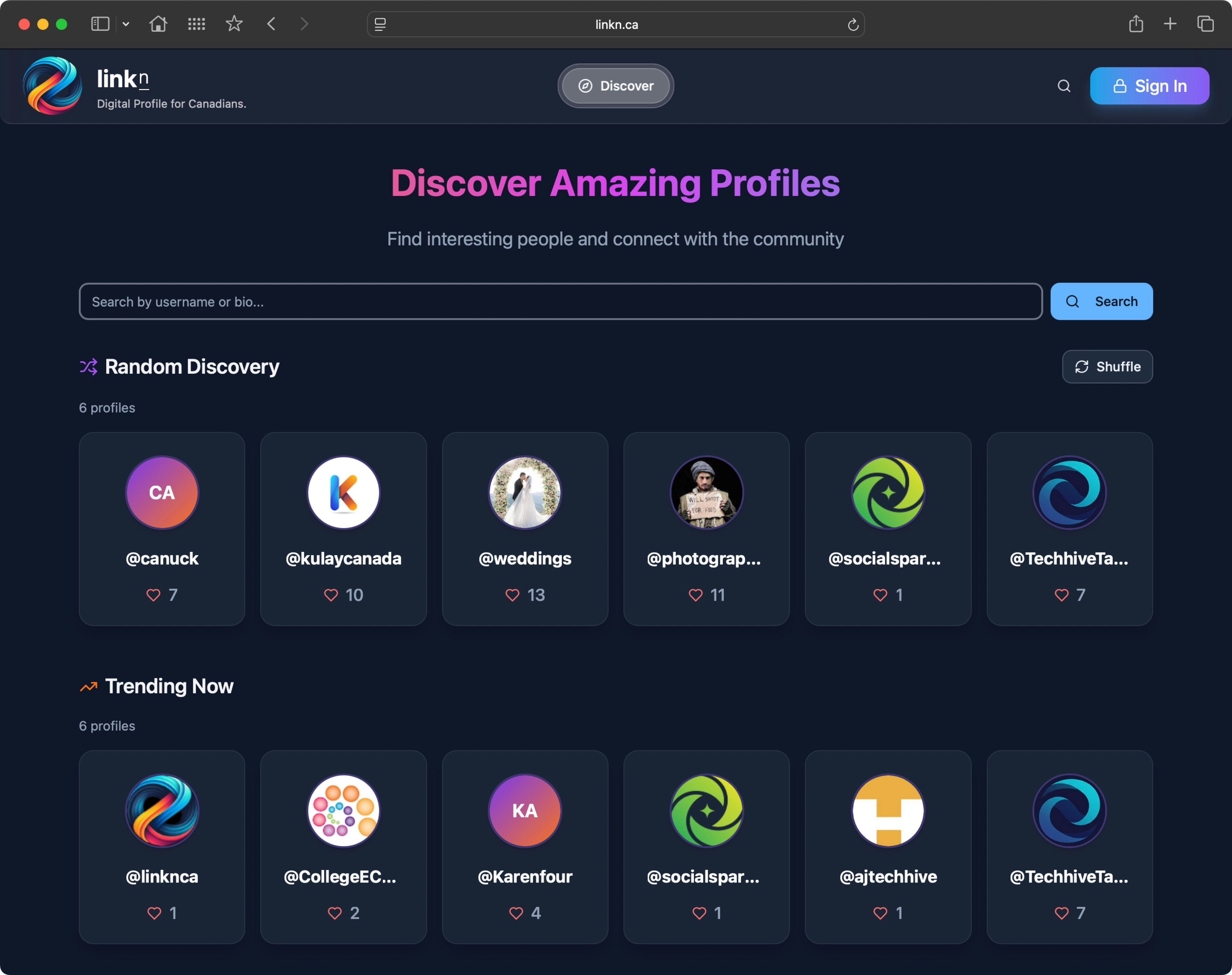 Linkn Canadian Profile gallery image