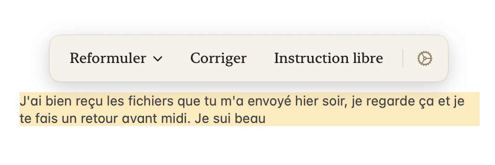 Émende screenshot 4