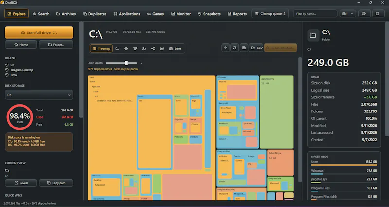 DiskBOX screenshot 1