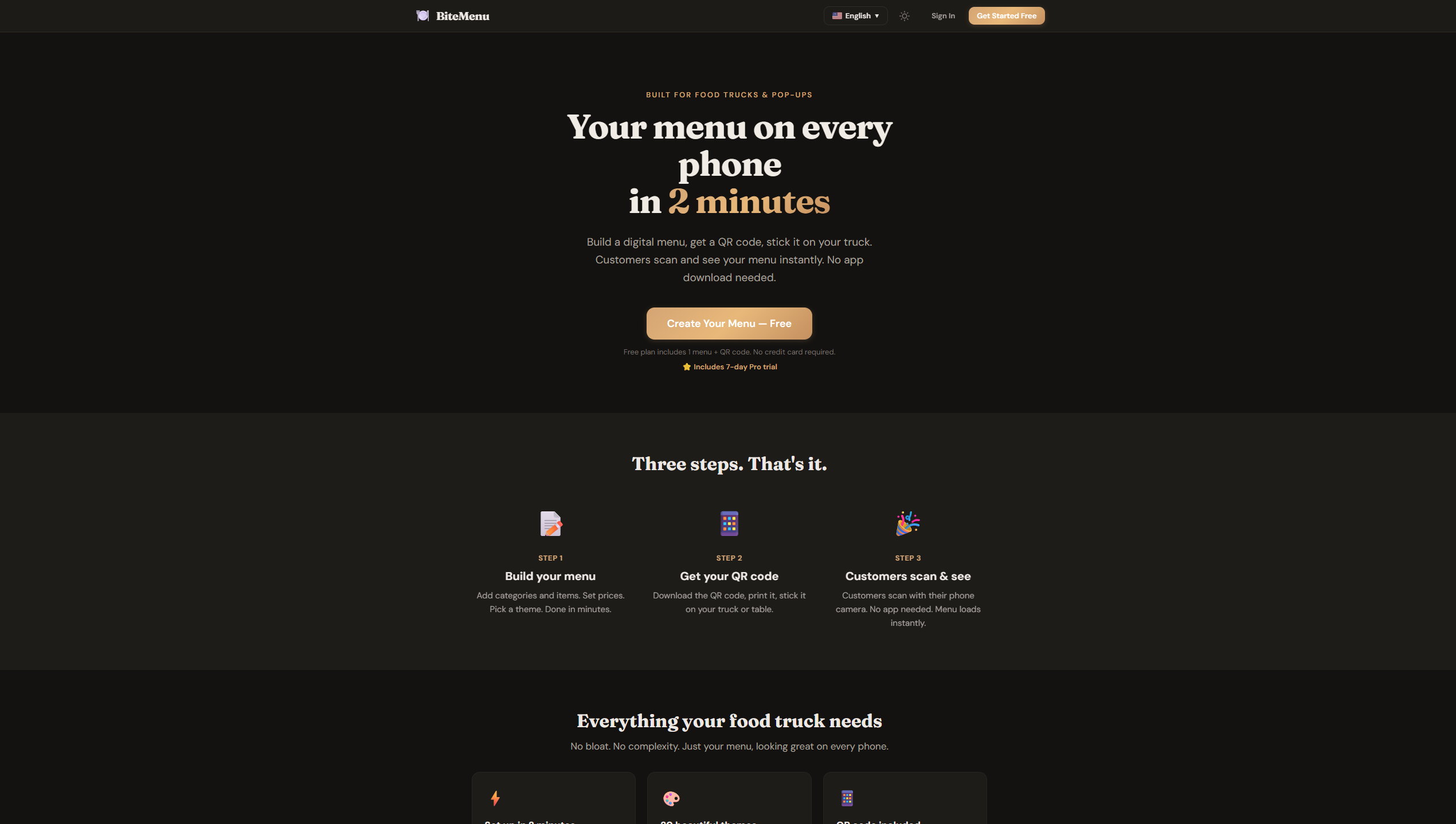 BiteMenu gallery image