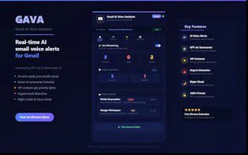 GAVA — Gmail AI Voice Assistant gallery image