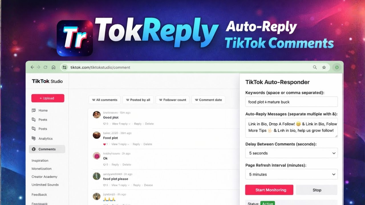TikTok Autoreply gallery image