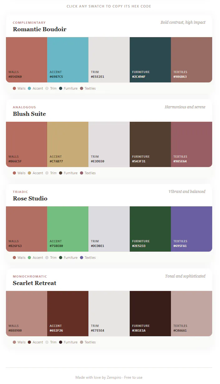 Room Color Palette Generator gallery image