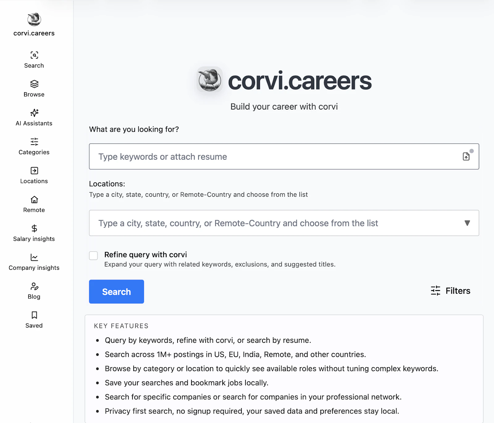 Corvi Careers screenshot 1