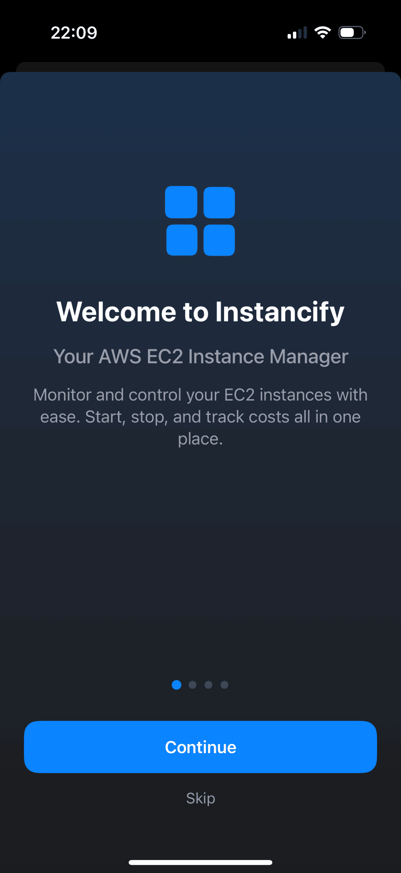 وسائط Instancify - التحكم EC2 في جيبك 1