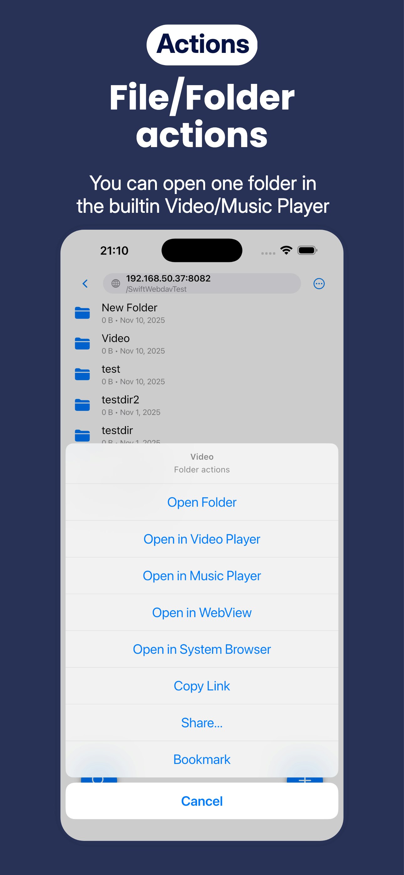 Zwind - WebDAV server on your phone gallery image