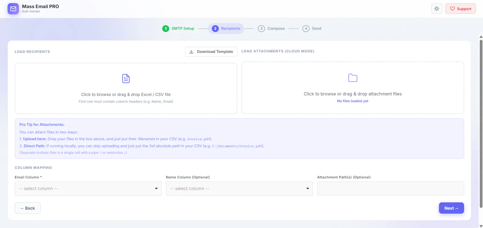 Mass Email PRO screenshot 2