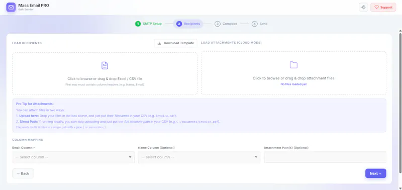 Mass Email PRO screenshot 2