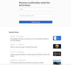 ETH Gas Fees Tracker gallery image