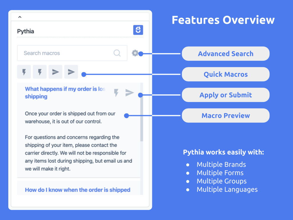 Pythia for Zendesk gallery image