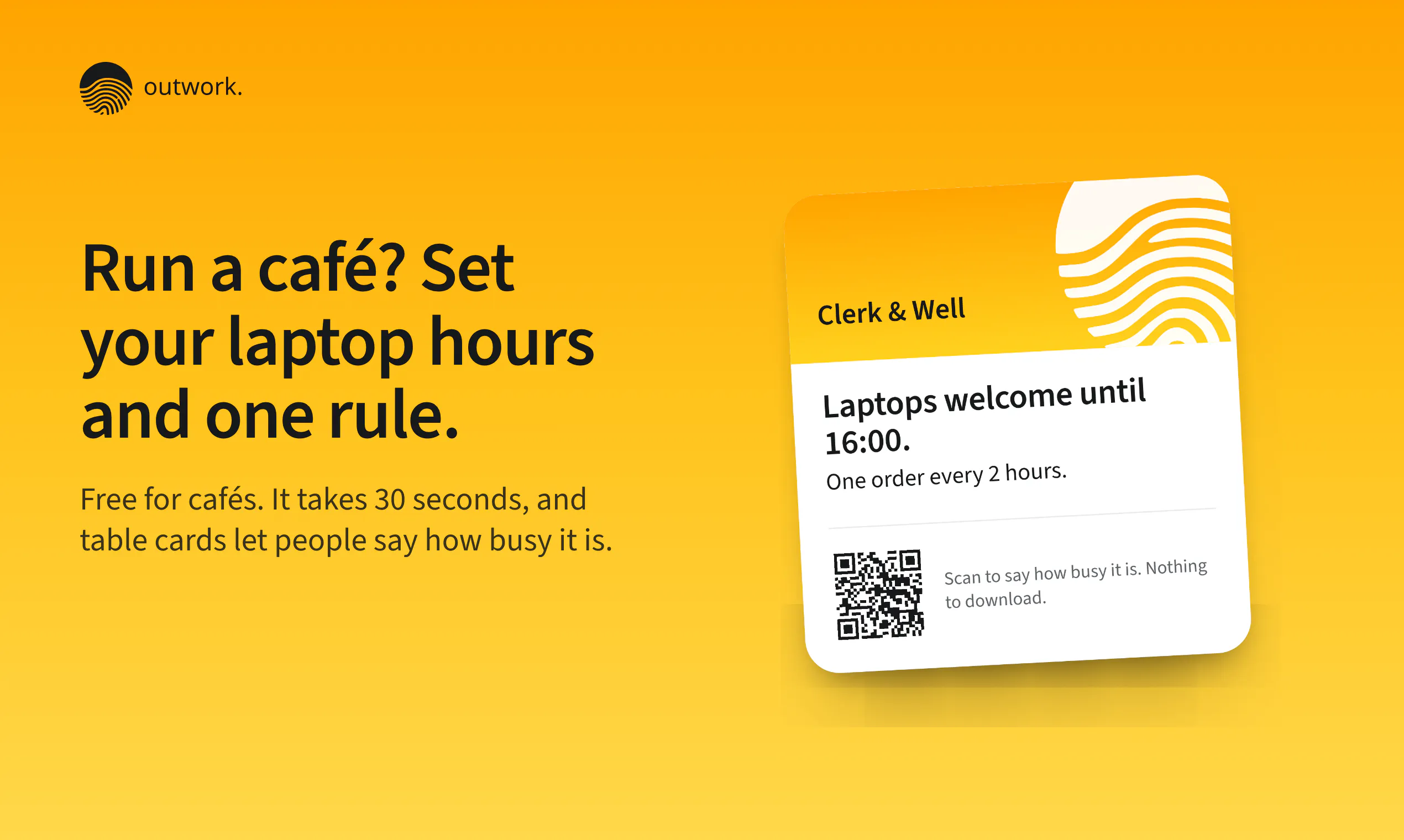 Outwork. Cafés to work in, near you. gallery image