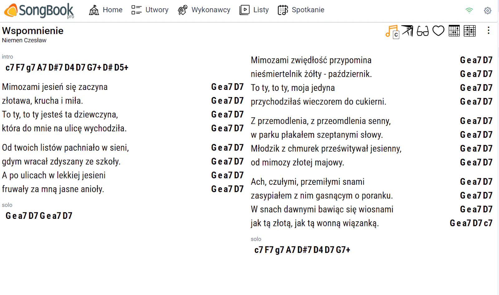 SongBook Pro screenshot 2