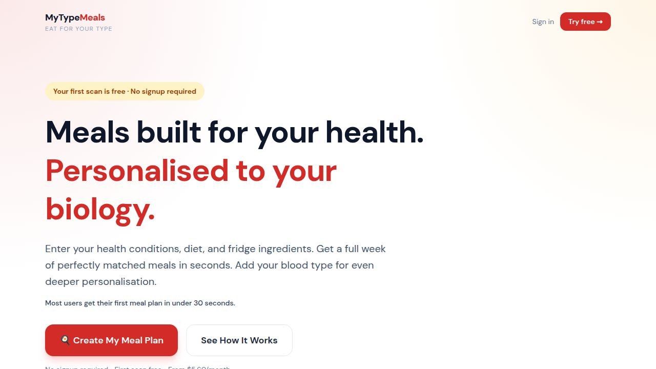 MyTypeMeals gallery image