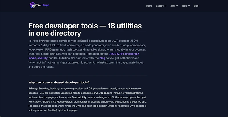 ToolMorph screenshot 1