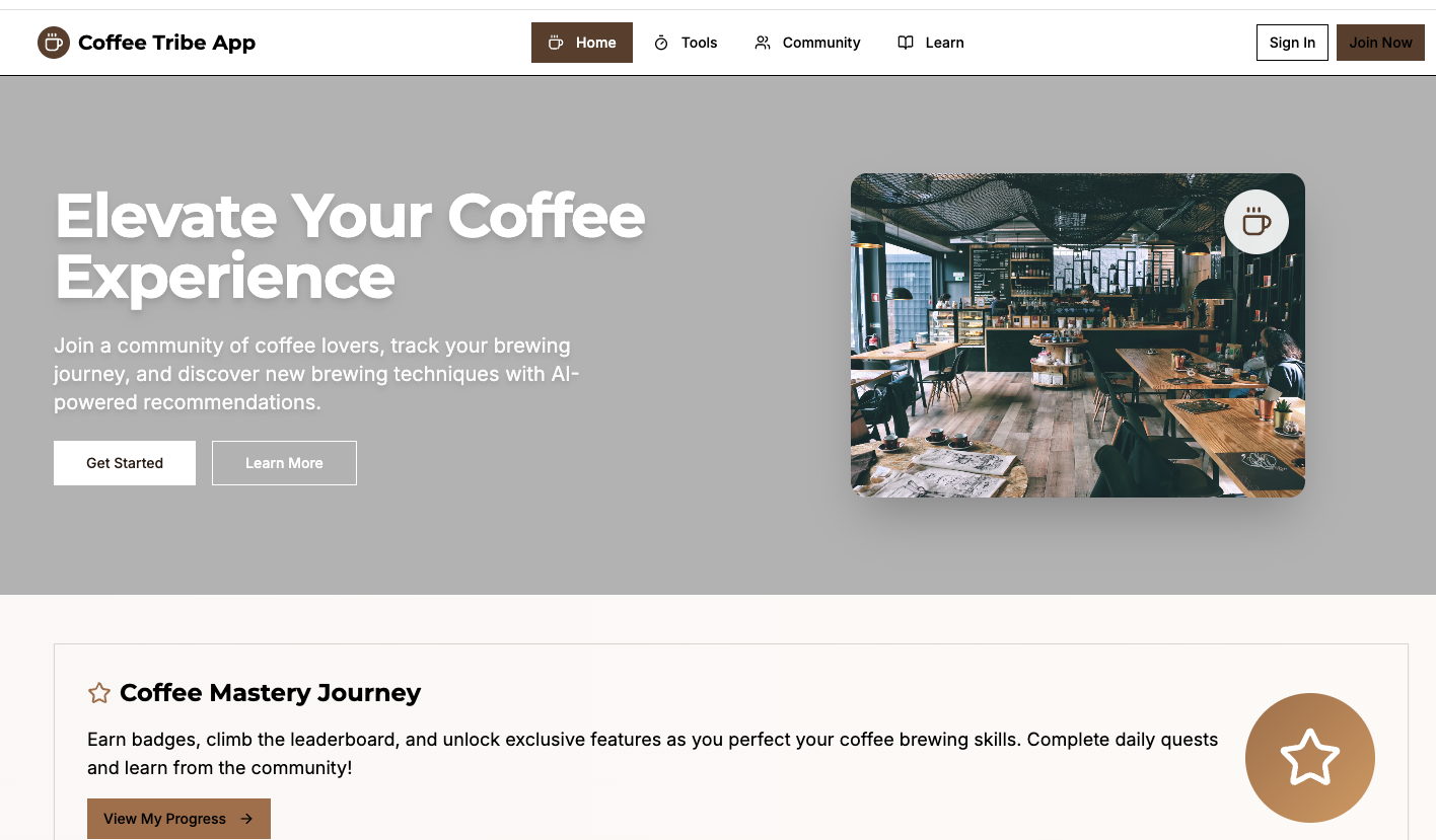 Coffee Tribe App gallery image