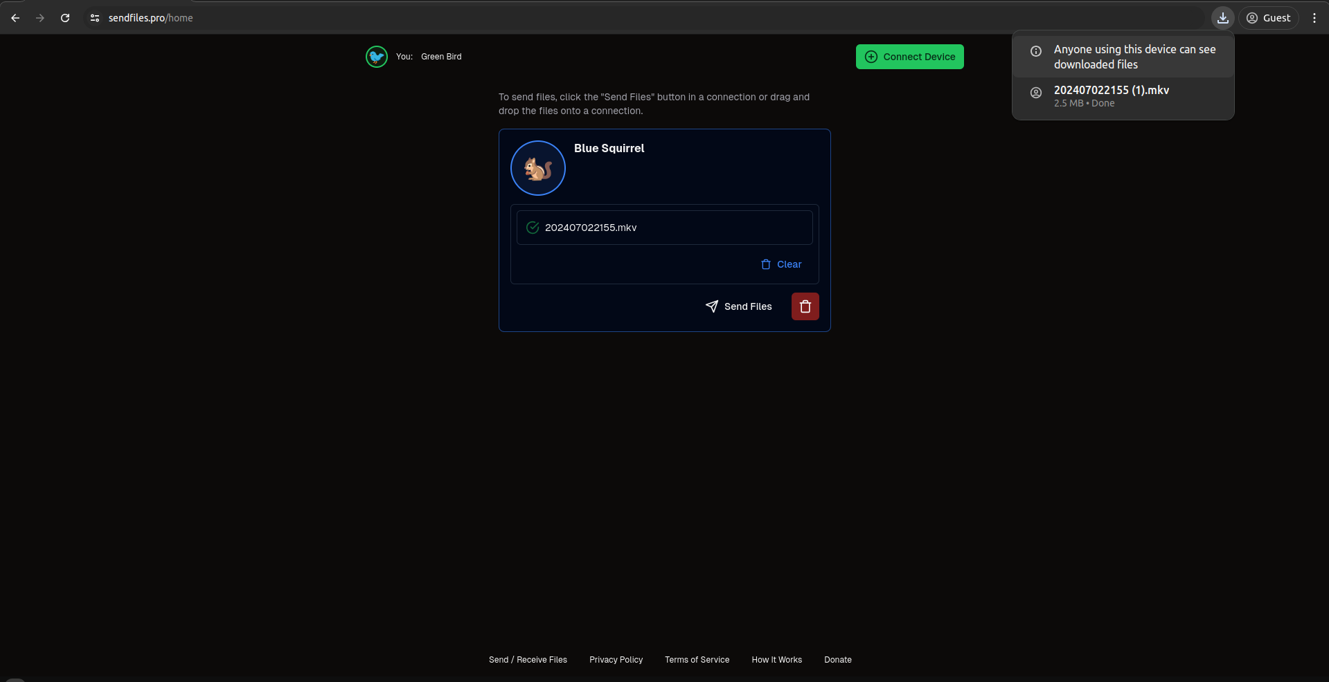 sendfiles.pro media 6