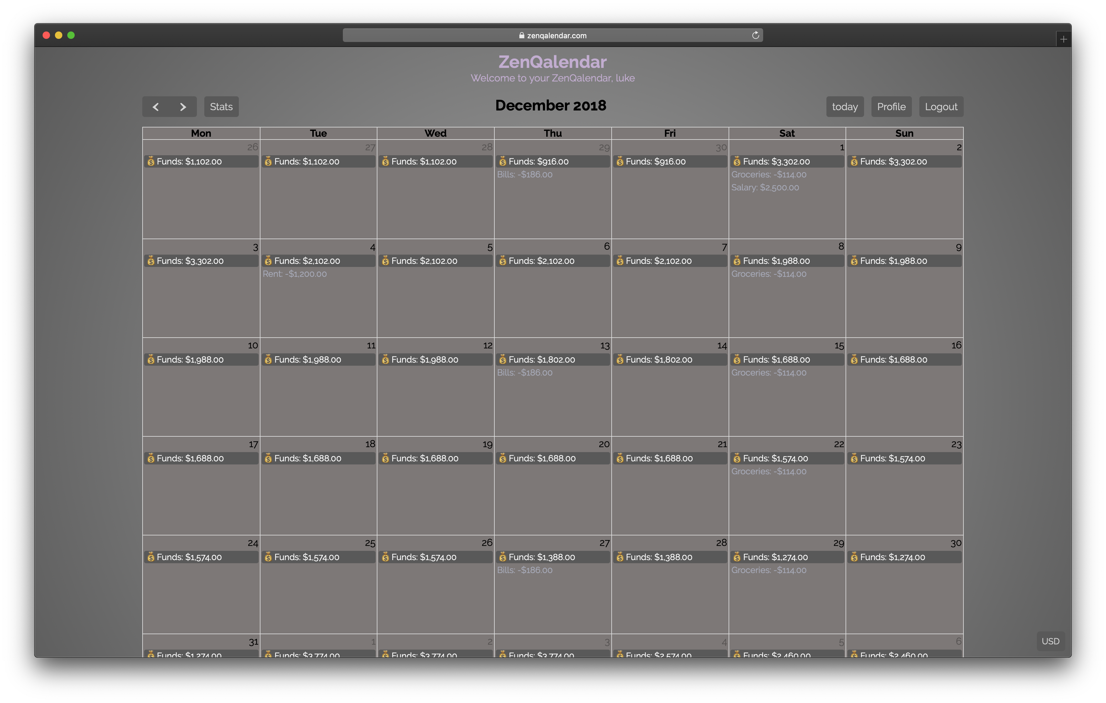 ZenQalendar gallery image