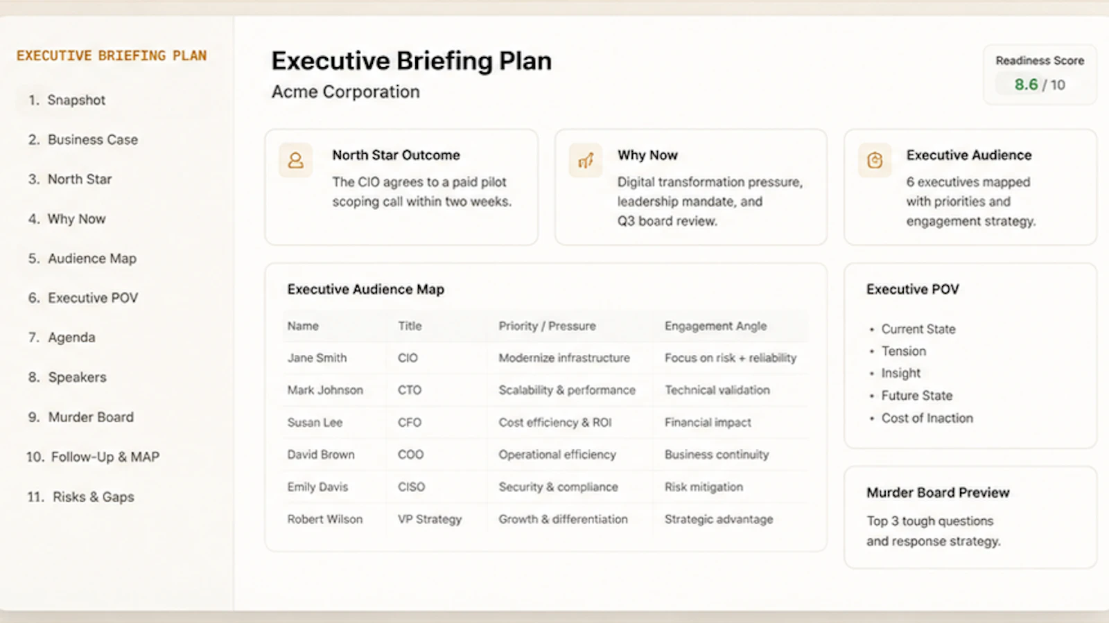 Executive Briefing screenshot 3