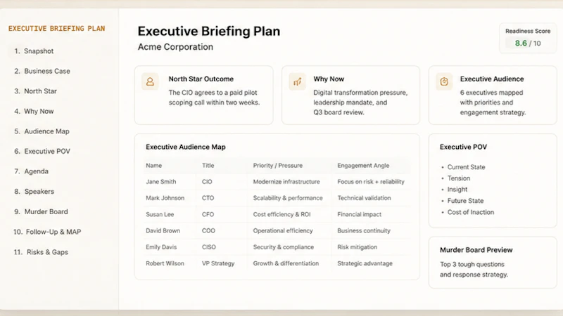 Executive Briefing screenshot 3