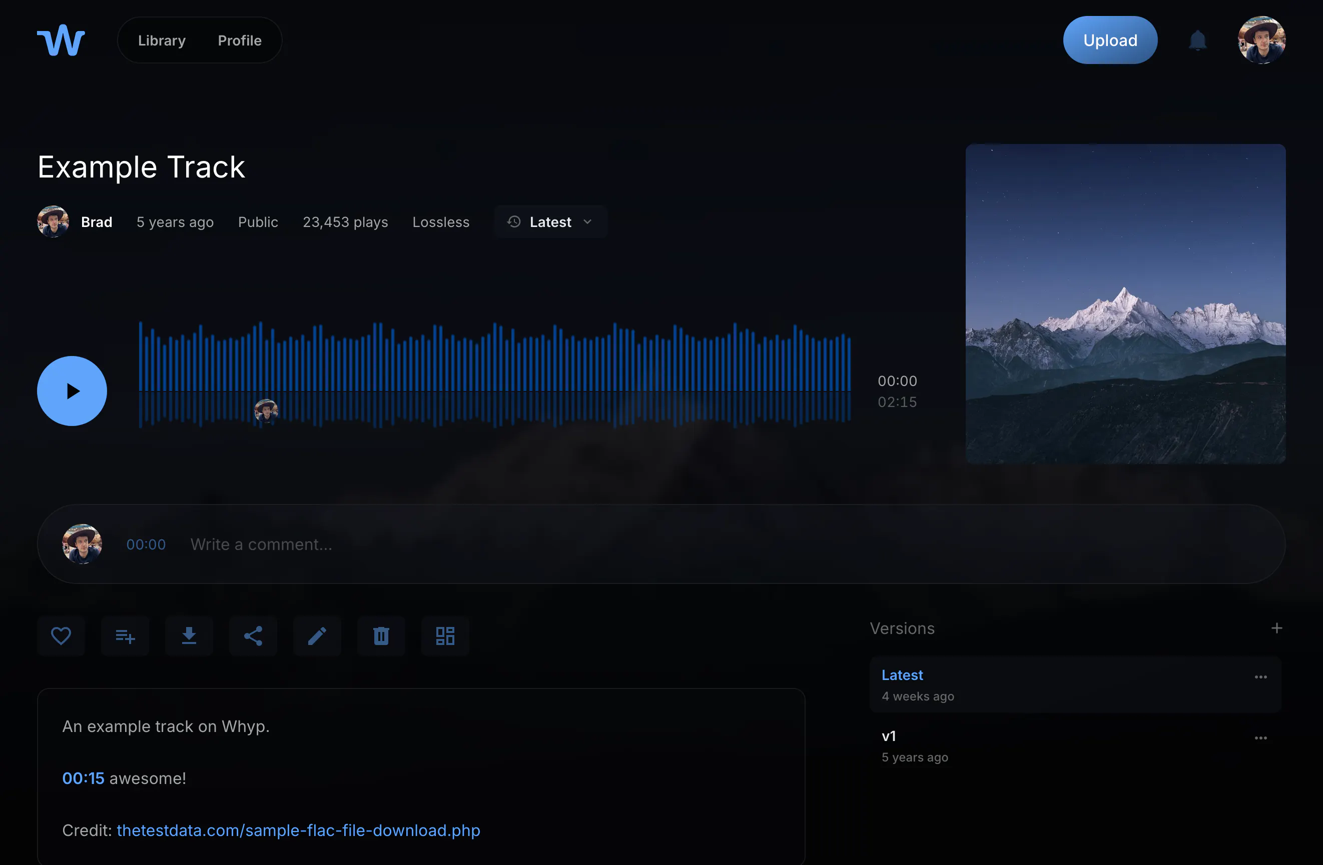 Whyp - Private Audio Hosting with Embeds gallery image
