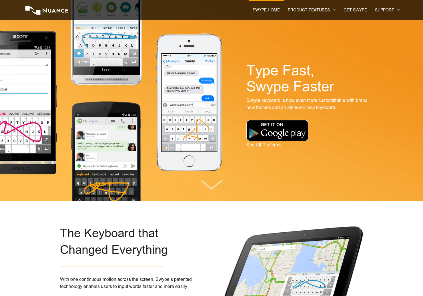 Swype keyboard for iOS 8