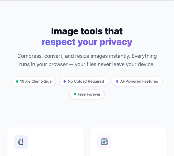 Free Image Tools