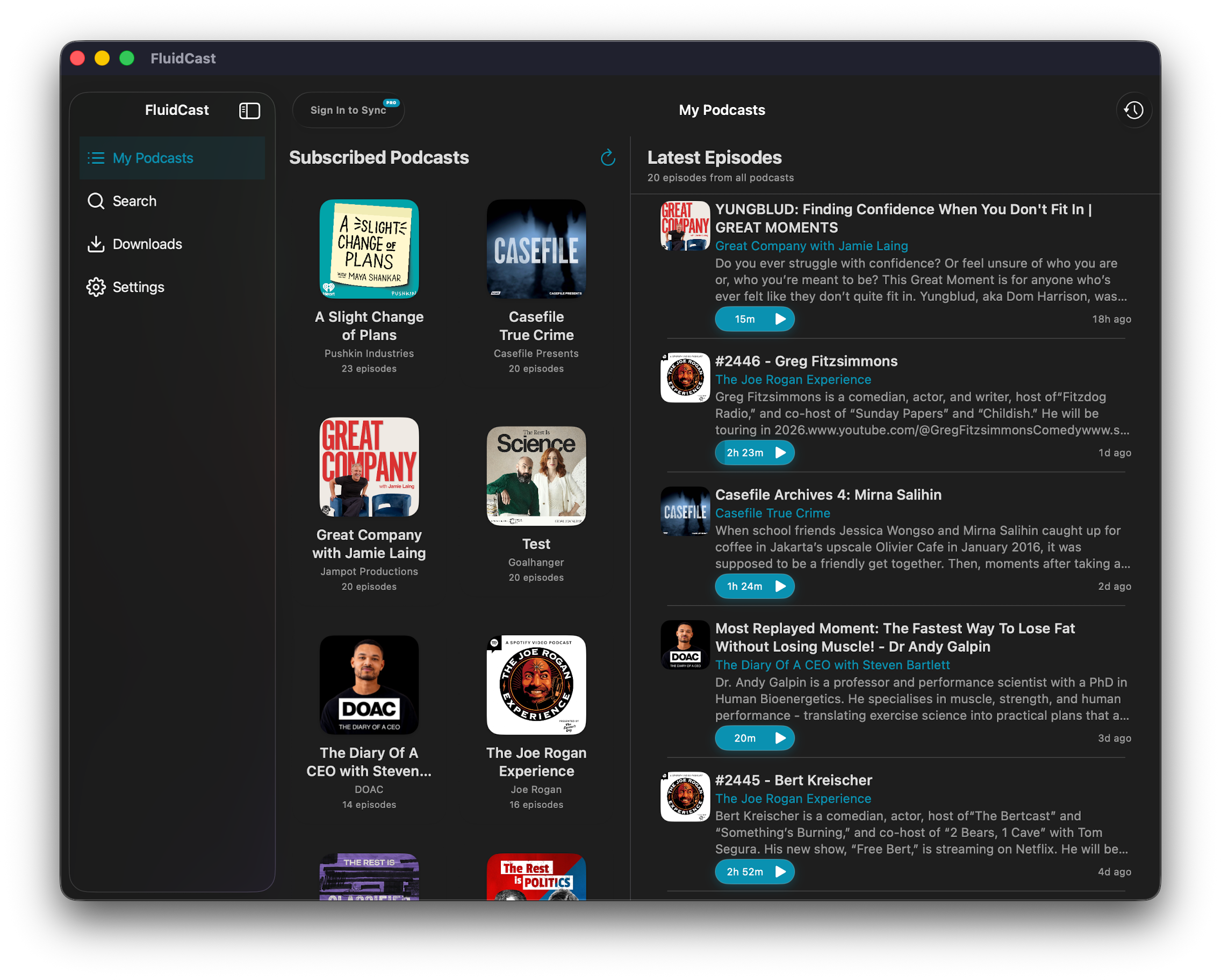 FluidCast gallery image