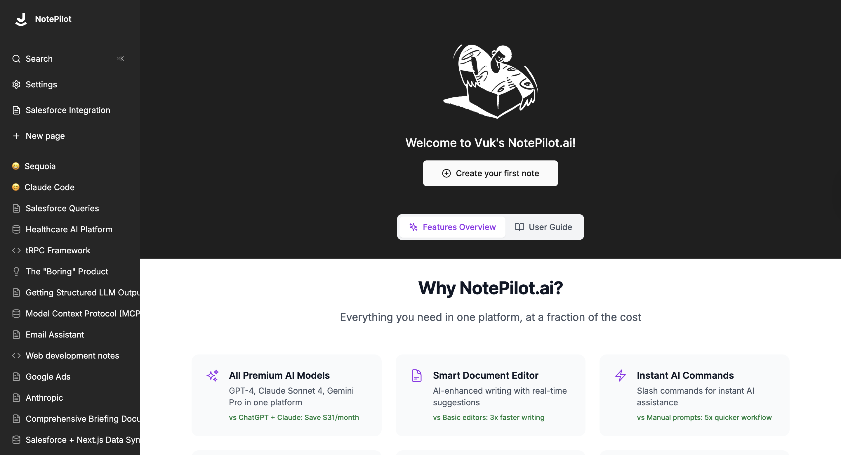 Média Notepilot.ai - Notepilot: notes, idées et collaboration alimentées par AI. 1