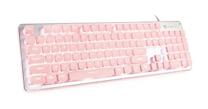 LANGTU Rainbow Backlit Membrane Keyboard gallery image